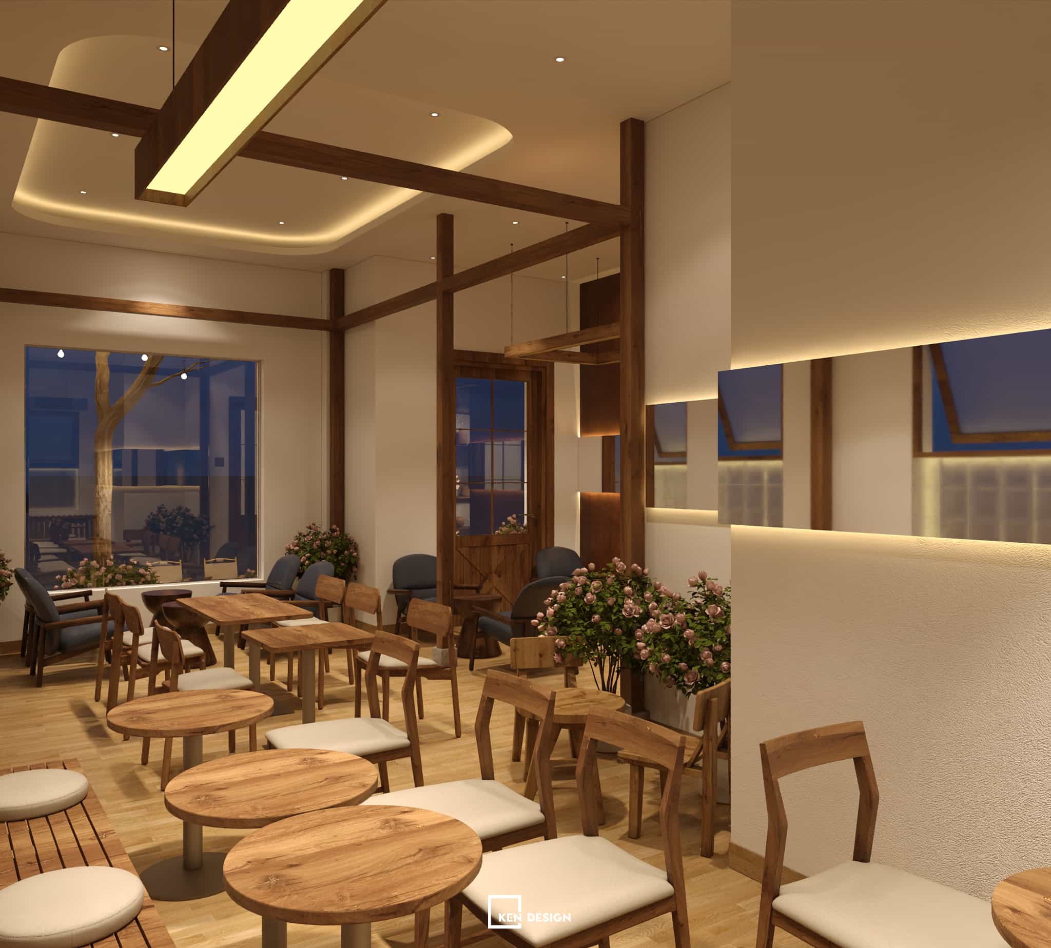 thiết kế quán cafe MeliMeli